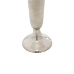 Best Sale 🔔 14" Silver Aluminum Traditional Vase by Ivory and Iris 👏 -Cheap Ivory and Iris Store D404774S 3