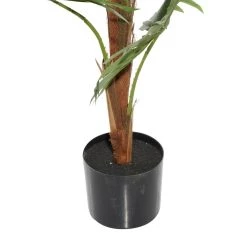 Flash Sale 👏 Fountain Palm Tree, Artificial Decorative Foliage For Indoors, 65", Green by Ivory and Iris ✔️ -Cheap Ivory and Iris Store D404838S 5