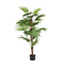 Flash Sale 👏 Fountain Palm Tree, Artificial Decorative Foliage For Indoors, 65", Green by Ivory and Iris ✔️ -Cheap Ivory and Iris Store D404838S 6