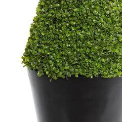 Coupon 👏 Black Fiberglass Contemporary Artificial Foliage, 18" x 18" x 48" by Ivory and Iris 😉 -Cheap Ivory and Iris Store D404839S 3