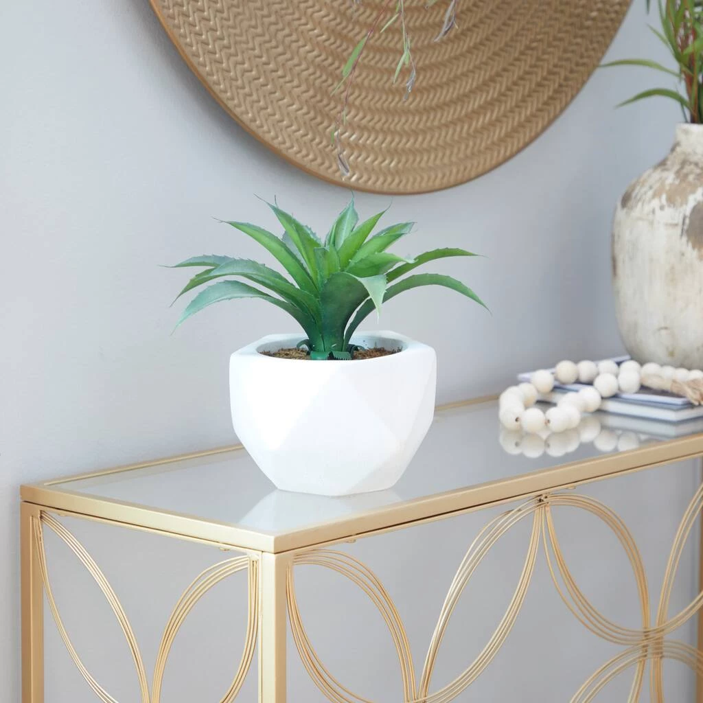 Promo π€© White Ceramic Contemporary Artificial Foliage, 11" x 10" x 10" by Ivory and Iris π₯ 6 Promo π€© White Ceramic Contemporary Artificial Foliage, 11" x 10" x 10" by Ivory and Iris π₯ - Image 6