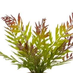 New 💯 Beige Ceramic Contemporary Artificial Foliage, 11" x 12" x 13" by Ivory and Iris 🎁 -Cheap Ivory and Iris Store D404848S 4