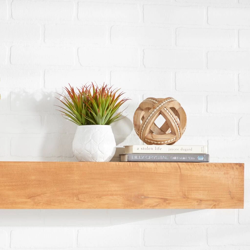 Cheapest π White Ceramic Contemporary Artificial Foliage, 9" x 9" x 9" by Ivory and Iris π 6 Cheapest π White Ceramic Contemporary Artificial Foliage, 9" x 9" x 9" by Ivory and Iris π - Image 6