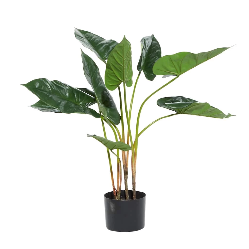 Outlet π Tall Artificial Anthurium Leaf Plant w Metal Pot for Indoor Decor, 18" by Ivory and Iris π 2 Outlet π Tall Artificial Anthurium Leaf Plant w Metal Pot for Indoor Decor, 18" by Ivory and Iris π - Image 2