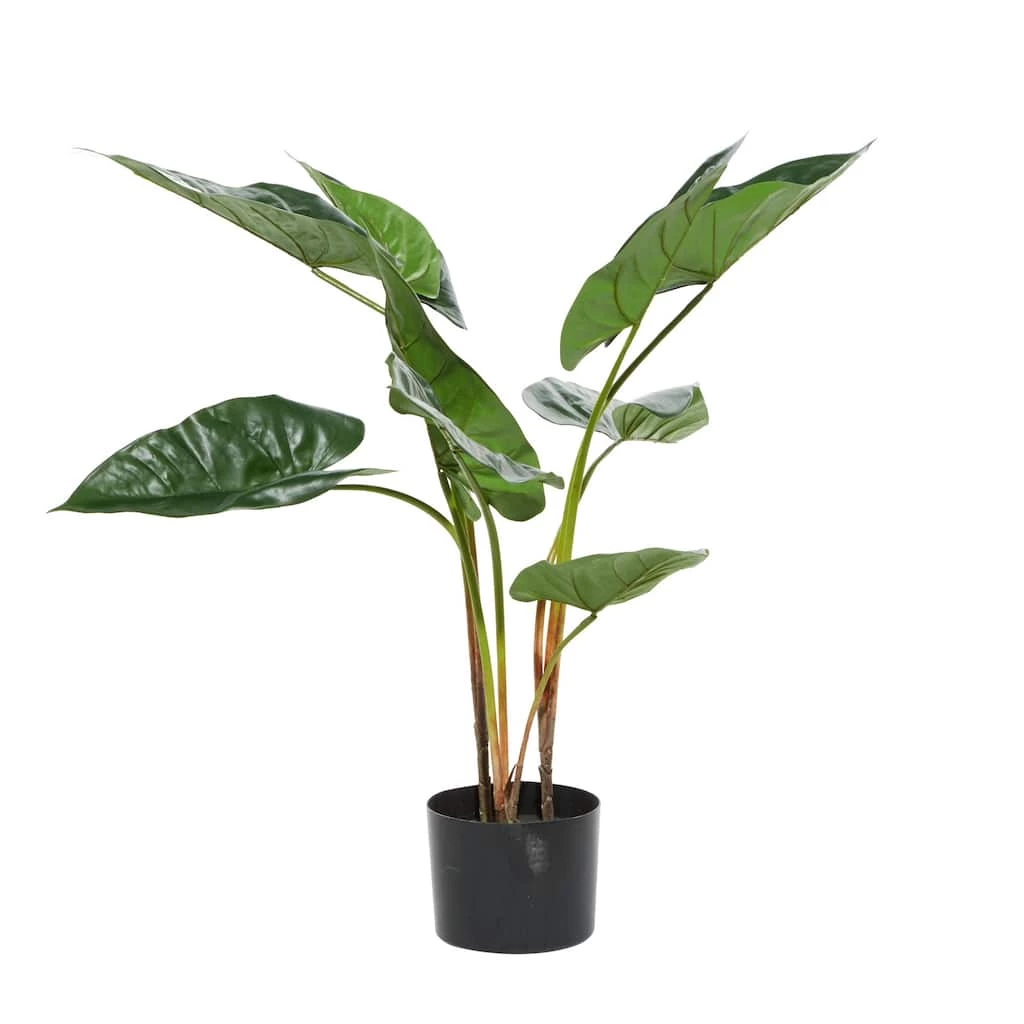 Outlet π Tall Artificial Anthurium Leaf Plant w Metal Pot for Indoor Decor, 18" by Ivory and Iris π 3 Outlet π Tall Artificial Anthurium Leaf Plant w Metal Pot for Indoor Decor, 18" by Ivory and Iris π - Image 3