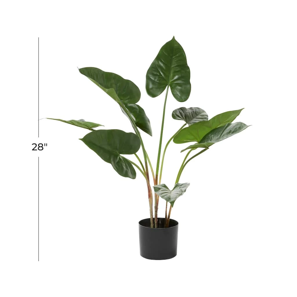 Outlet π Tall Artificial Anthurium Leaf Plant w Metal Pot for Indoor Decor, 18" by Ivory and Iris π 7 Outlet π Tall Artificial Anthurium Leaf Plant w Metal Pot for Indoor Decor, 18" by Ivory and Iris π - Image 7