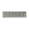 Best reviews of 💯 Gray Metal Farmhouse Market Sign Wall Décor by Ivory and Iris 😍