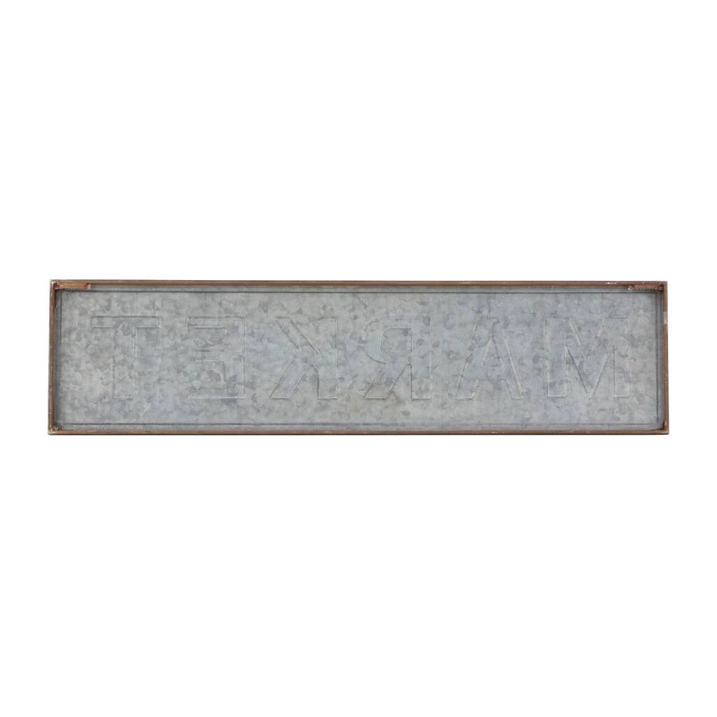 Best reviews of π― Gray Metal Farmhouse Market Sign Wall Décor by Ivory and Iris π 5 Best reviews of π― Gray Metal Farmhouse Market Sign Wall Décor by Ivory and Iris π - Image 5