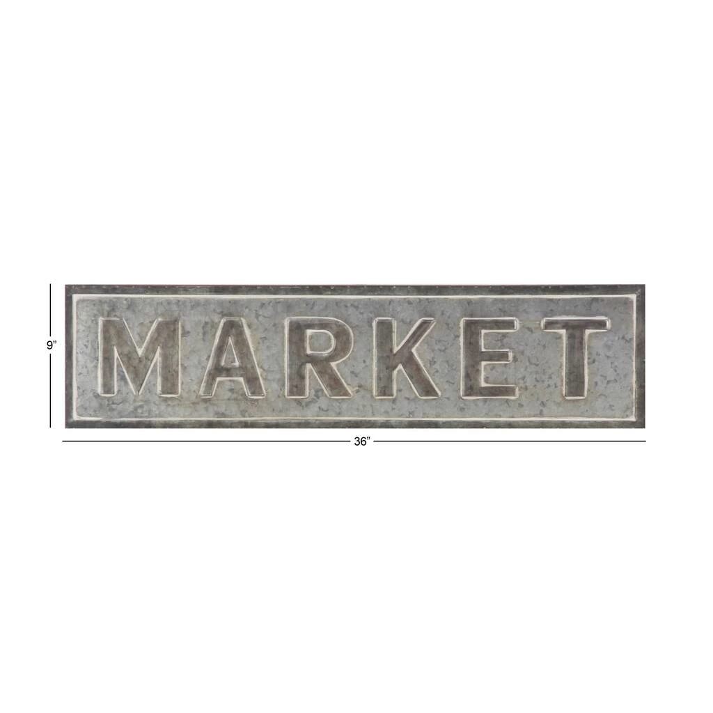 Best reviews of π― Gray Metal Farmhouse Market Sign Wall Décor by Ivory and Iris π 6 Best reviews of π― Gray Metal Farmhouse Market Sign Wall Décor by Ivory and Iris π - Image 6
