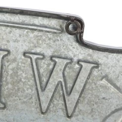 Brand new 😍 Blue Metal Coastal Sign Wall Décor by Ivory and Iris 🧨 -Cheap Ivory and Iris Store D404865S 5