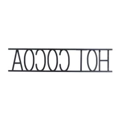 Buy π Black Iron Modern Hot Cocoa Wall Décor by Ivory and Iris π 9 Buy π Black Iron Modern Hot Cocoa Wall Décor by Ivory and Iris π -Cheap Ivory and Iris Store D404868S 4