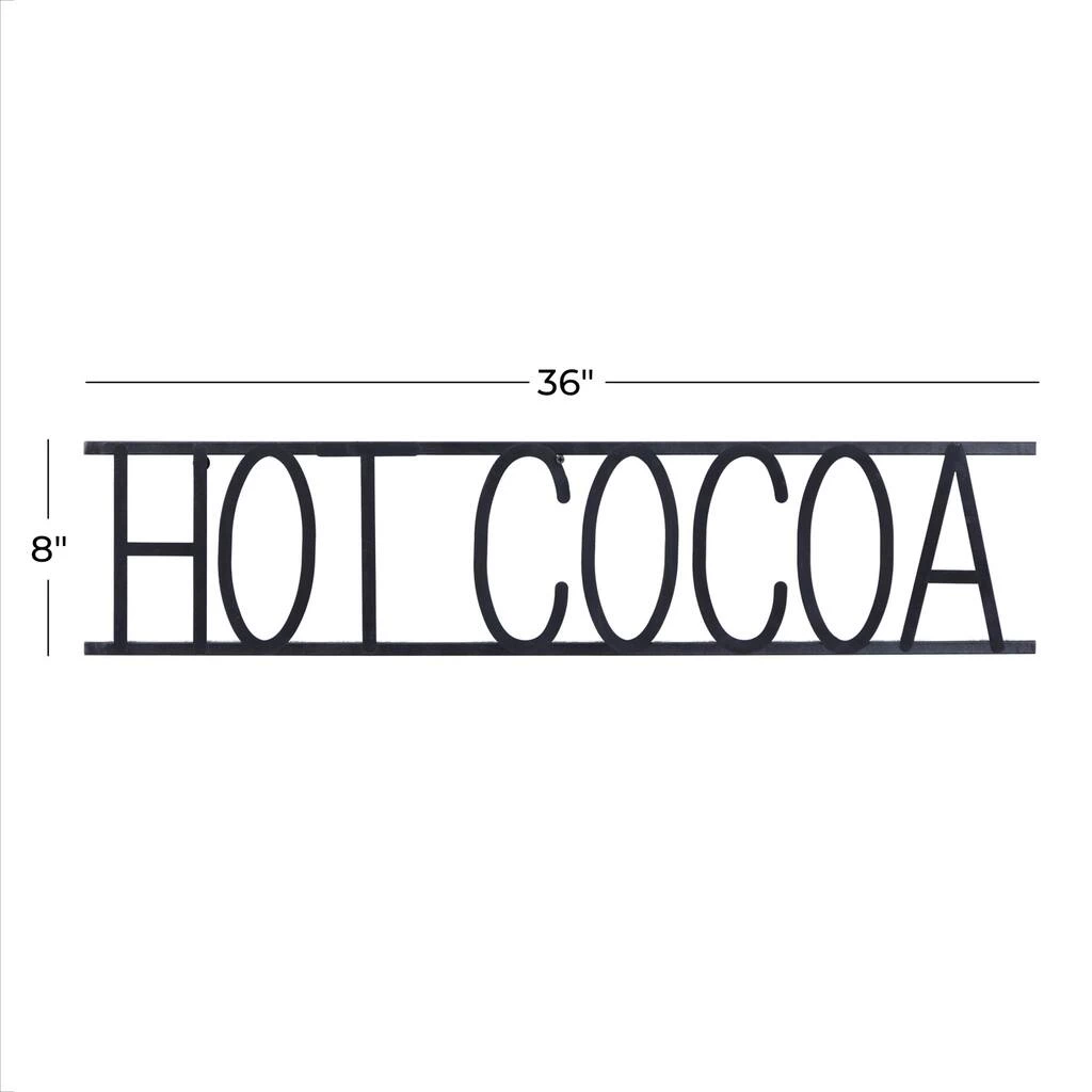 Buy π Black Iron Modern Hot Cocoa Wall Décor by Ivory and Iris π 5 Buy π Black Iron Modern Hot Cocoa Wall Décor by Ivory and Iris π - Image 5