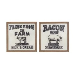 Best reviews of π 18" Black Farmhouse Wall Sign Set by Ivory and Iris π§¨