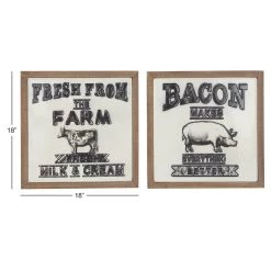 Best reviews of 🎁 18" Black Farmhouse Wall Sign Set by Ivory and Iris 🧨 -Cheap Ivory and Iris Store D404872S 7