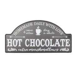 Best reviews of 🛒 30" Black Hot Chocolate Farmhouse Wall Sign by Ivory and Iris 😍