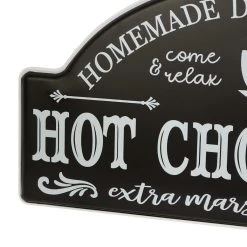 Best reviews of 🛒 30" Black Hot Chocolate Farmhouse Wall Sign by Ivory and Iris 😍 -Cheap Ivory and Iris Store D404874S 3