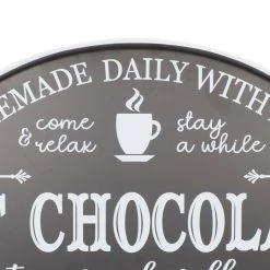 Best reviews of 🛒 30" Black Hot Chocolate Farmhouse Wall Sign by Ivory and Iris 😍 -Cheap Ivory and Iris Store D404874S 5