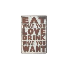 Best reviews of π 21" Brown Farmhouse Metal Wall Sign by Ivory and Iris π