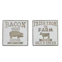 Budget β 16" Farmhouse Wall Sign Set by Ivory and Iris β¨
