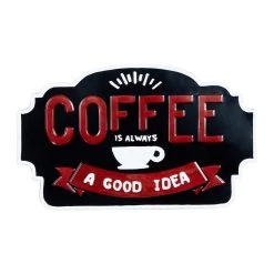 Coupon π₯ 24" Coffee Is Always A Good Idea Farmhouse Wall Sign by Ivory and Iris π
