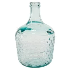 Budget ❤️ 12" Clear Glass Farmhouse Vase by Ivory and Iris ✨ -Cheap Ivory and Iris Store D405019S 6