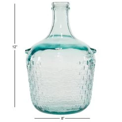 Budget ❤️ 12" Clear Glass Farmhouse Vase by Ivory and Iris ✨ -Cheap Ivory and Iris Store D405019S 7