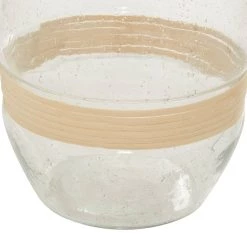 Hot Sale 🌟 20" Clear Glass Coastal Vase by Ivory and Iris 👍 -Cheap Ivory and Iris Store D405021S 3