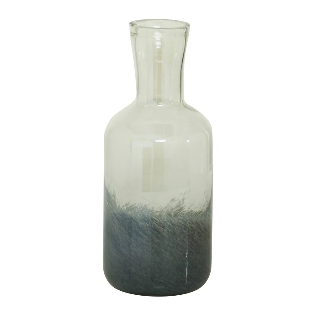 Deals π― 13.2" Clear & Gray Gradient Glass Coastal Vase by Ivory and Iris π 2 Deals π― 13.2" Clear & Gray Gradient Glass Coastal Vase by Ivory and Iris π - Image 2