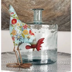 Promo ✔️ 17" Clear Glass Farmhouse Vase by Ivory and Iris 🎉 -Cheap Ivory and Iris Store D405028S 6