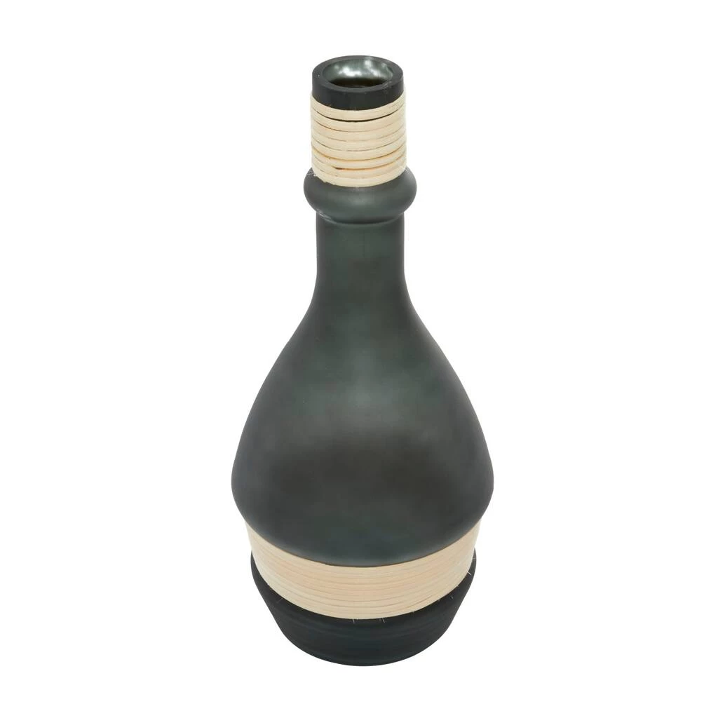 Outlet π 16" Green Contemporary Glass Vase by Ivory and Iris β 2 Outlet π 16" Green Contemporary Glass Vase by Ivory and Iris β - Image 2