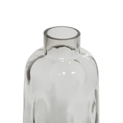 Wholesale ⭐ 15" Gray Coastal Glass Vase by Ivory and Iris ⭐ -Cheap Ivory and Iris Store D405034S 3