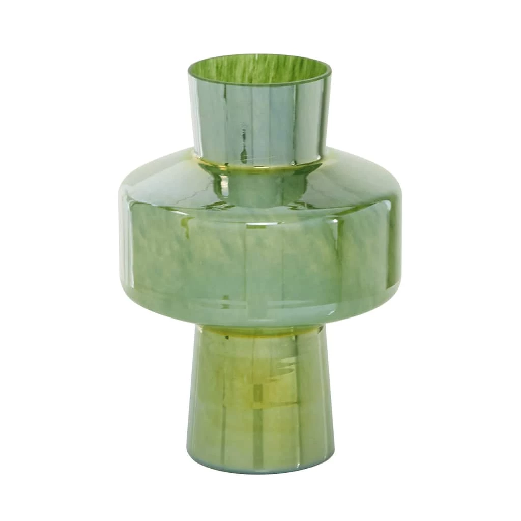 Outlet π₯° 13" Green Modern Glass Vase by Ivory and Iris π 2 Outlet π₯° 13" Green Modern Glass Vase by Ivory and Iris π - Image 2