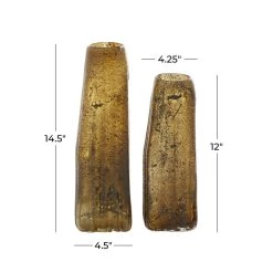 Discount ✔️ Brown Contemporary Glass Vase Set by Ivory and Iris 👍 -Cheap Ivory and Iris Store D405044S 7