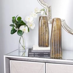Discount ✔️ Brown Contemporary Glass Vase Set by Ivory and Iris 👍 -Cheap Ivory and Iris Store D405044S 8