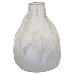 Cheap π 14" White Contemporary Glass Vase by Ivory and Iris π₯