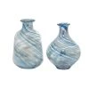 Hot Sale ⌛ Blue Contemporary Glass Vase Set by Ivory and Iris 😍