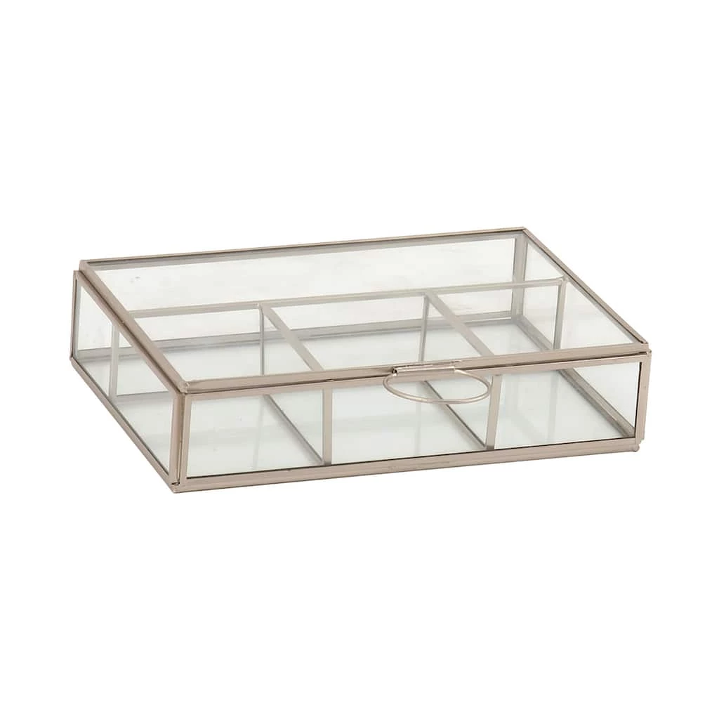 Flash Sale π― Rectangular Metal & Glass Jewelry Box by Ivory and Iris 𧨠1 Flash Sale π― Rectangular Metal & Glass Jewelry Box by Ivory and Iris π§¨