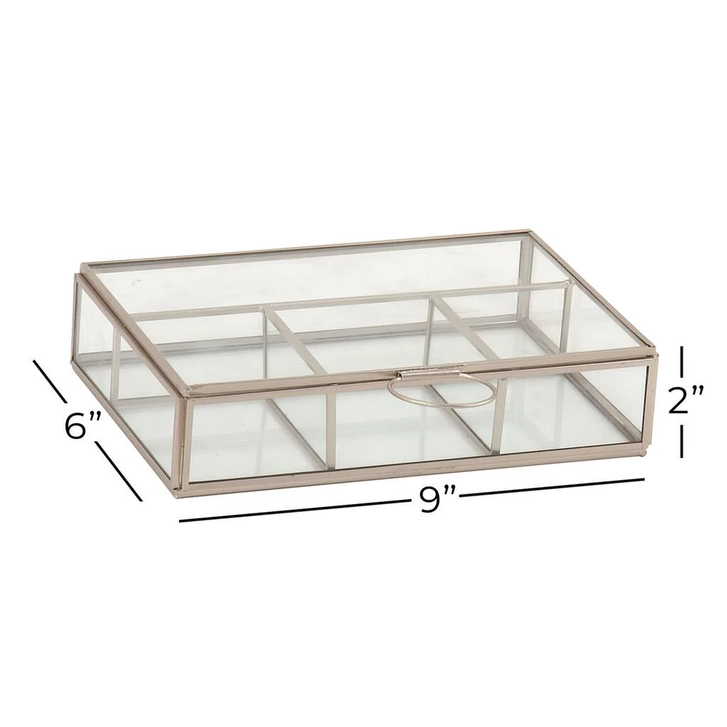 Flash Sale π― Rectangular Metal & Glass Jewelry Box by Ivory and Iris 𧨠5 Flash Sale π― Rectangular Metal & Glass Jewelry Box by Ivory and Iris 𧨠- Image 5
