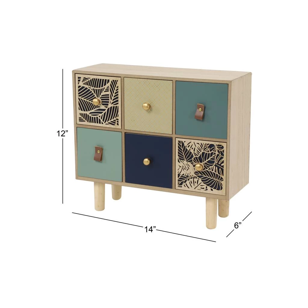 Promo π€© Blue Wood Eclectic 6-Drawer Jewelry Box by Ivory and Iris β 5 Promo π€© Blue Wood Eclectic 6-Drawer Jewelry Box by Ivory and Iris β - Image 5