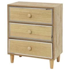 Deals β Light Brown Wood Natural 3-Drawer Jewelry Box by Ivory and Iris π₯°