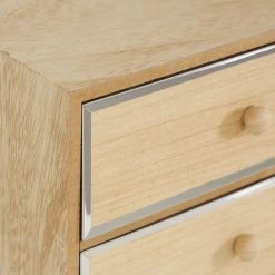 Deals ⌛ Light Brown Wood Natural 3-Drawer Jewelry Box by Ivory and Iris 🥰 -Cheap Ivory and Iris Store D407380S 6