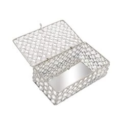 Top 10 🌟 Silver Crystal Glam Jewelry Box by Ivory and Iris 🔔 -Cheap Ivory and Iris Store D407383S 4