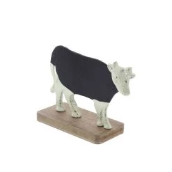 Best reviews of 👍 Black Metal Farmhouse Sculpture, Cow 6" x 9" x 3" by Ivory and Iris ✔️ -Cheap Ivory and Iris Store D488645S 4