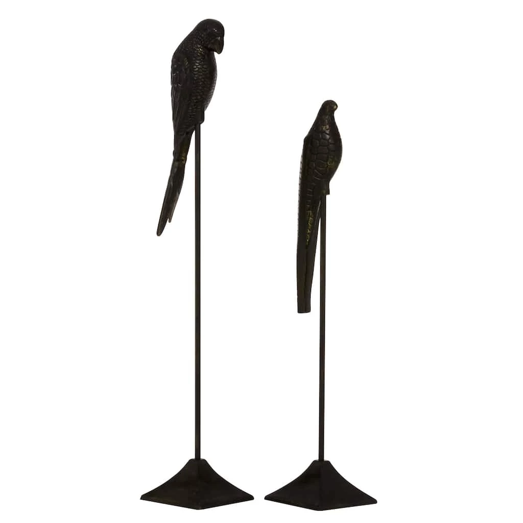 Best deal π Set of 2 Black Aluminum Traditional Bird Sculpture, 29", 35" by Ivory and Iris β 1 Best deal π Set of 2 Black Aluminum Traditional Bird Sculpture, 29", 35" by Ivory and Iris β