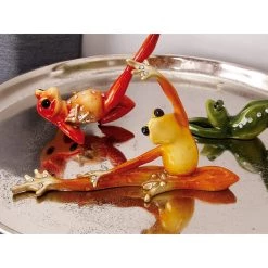 Wholesale 😀 Set of 3 Gold Eclectic Polystone Frog Sculpture 8" x 5" by Ivory and Iris 🤩 -Cheap Ivory and Iris Store D488715S 9