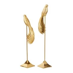 Best Pirce π€© Set of 2 Gold Aluminum Eclectic Bird Sculpture, 32", 27" by Ivory and Iris π 8 Best Pirce π€© Set of 2 Gold Aluminum Eclectic Bird Sculpture, 32", 27" by Ivory and Iris π -Cheap Ivory and Iris Store D488722S 3