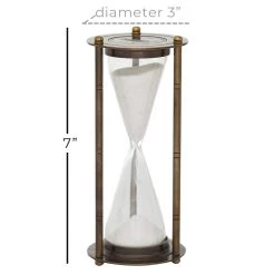 Best deal ✔️ 7" Brass Aluminum Contemporary Timer by Ivory and Iris ✔️ -Cheap Ivory and Iris Store D489161S 6