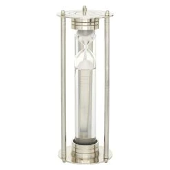 Best deal β 12" Silver Aluminum Contemporary Timer by Ivory and Iris π