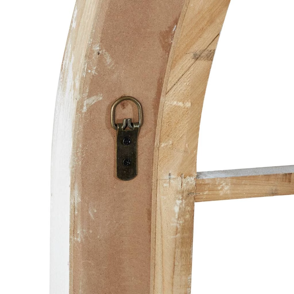 Brand new π 48" White Vintage Abstract Wood Wall Décor by Ivory and Iris π 5 Brand new π 48" White Vintage Abstract Wood Wall Décor by Ivory and Iris π - Image 5