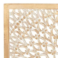 Budget 🧨 36" Tan Traditional Ornamental Wood Wall Décor by Ivory and Iris ⌛ -Cheap Ivory and Iris Store D489185S 3